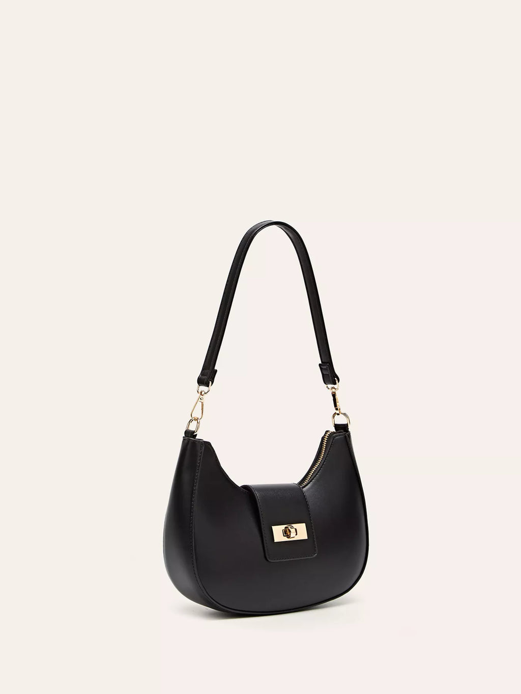 Buckle Closure Shoulder Bag