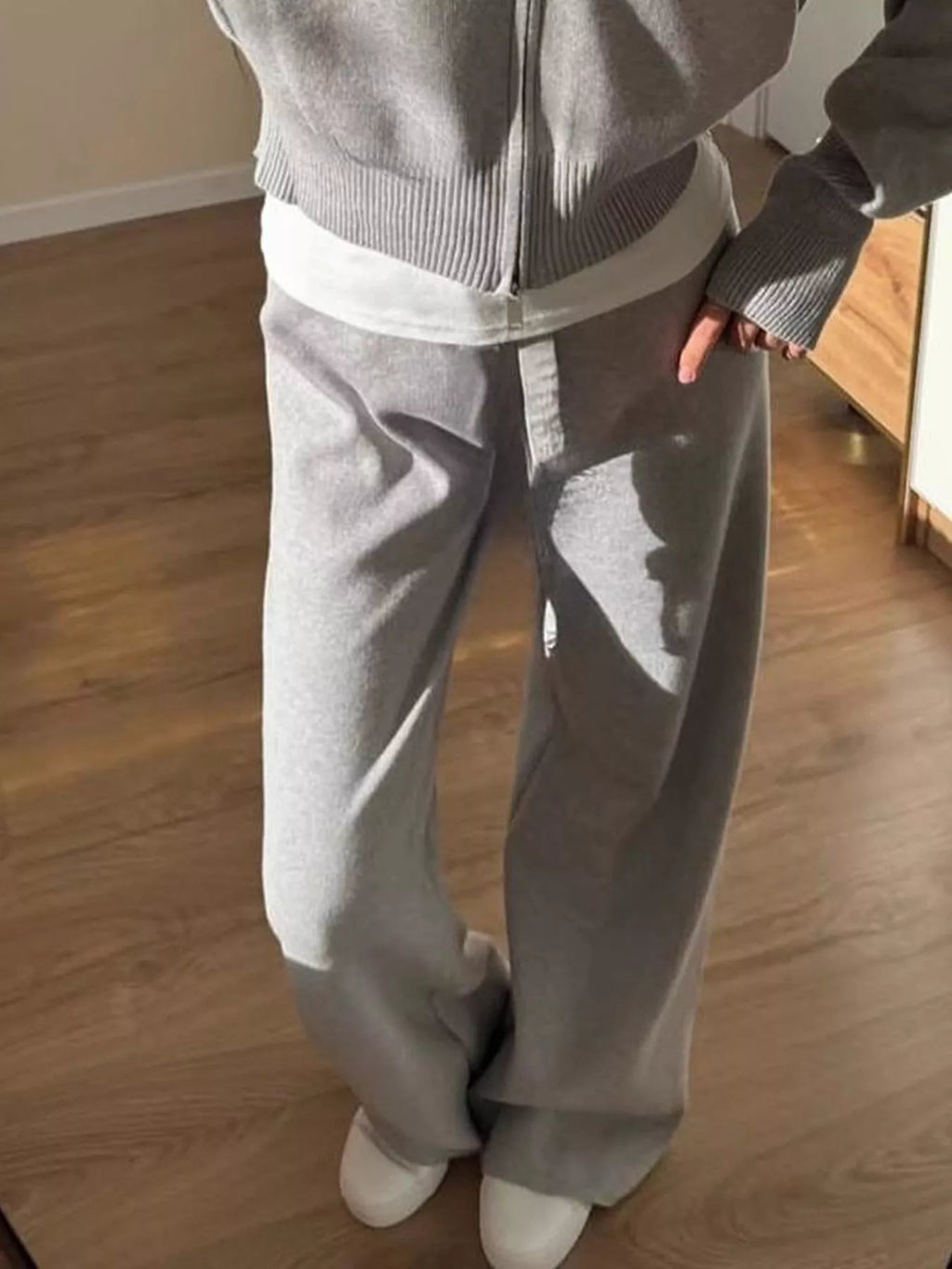 Zip-Up Hoodie and Pants Set