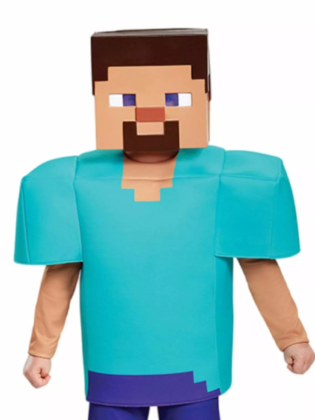 Children's Minecraft Pixelated Print Costume Set