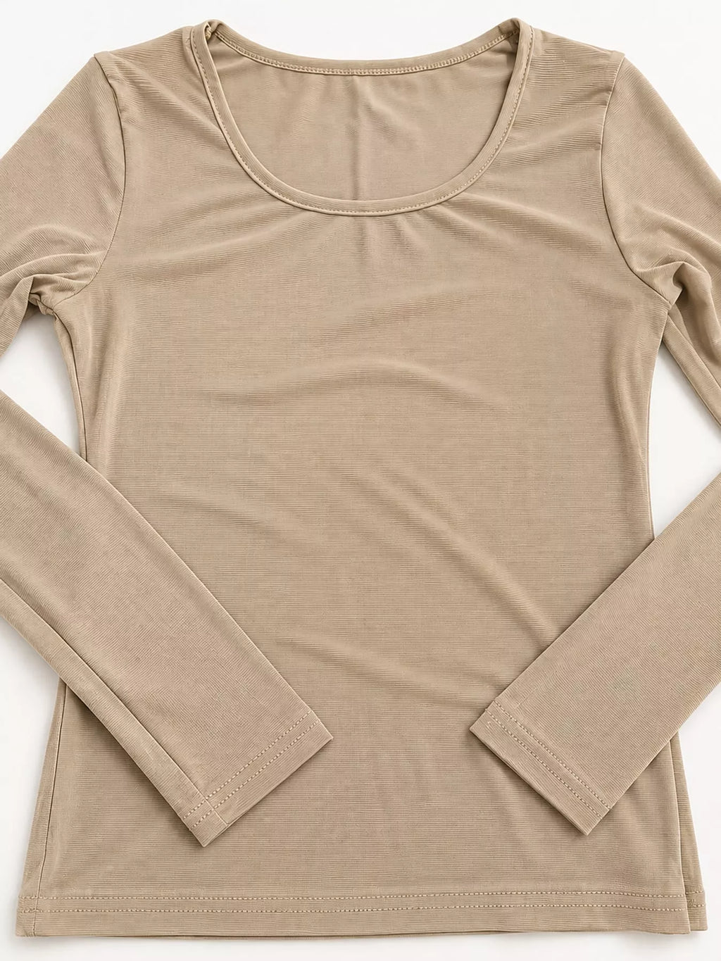 Full Size Sheer Mesh Long Sleeve Top Plus Size