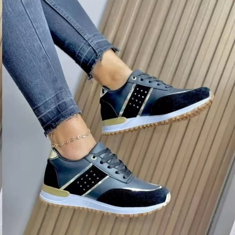Round Toe Lace Up Athletic