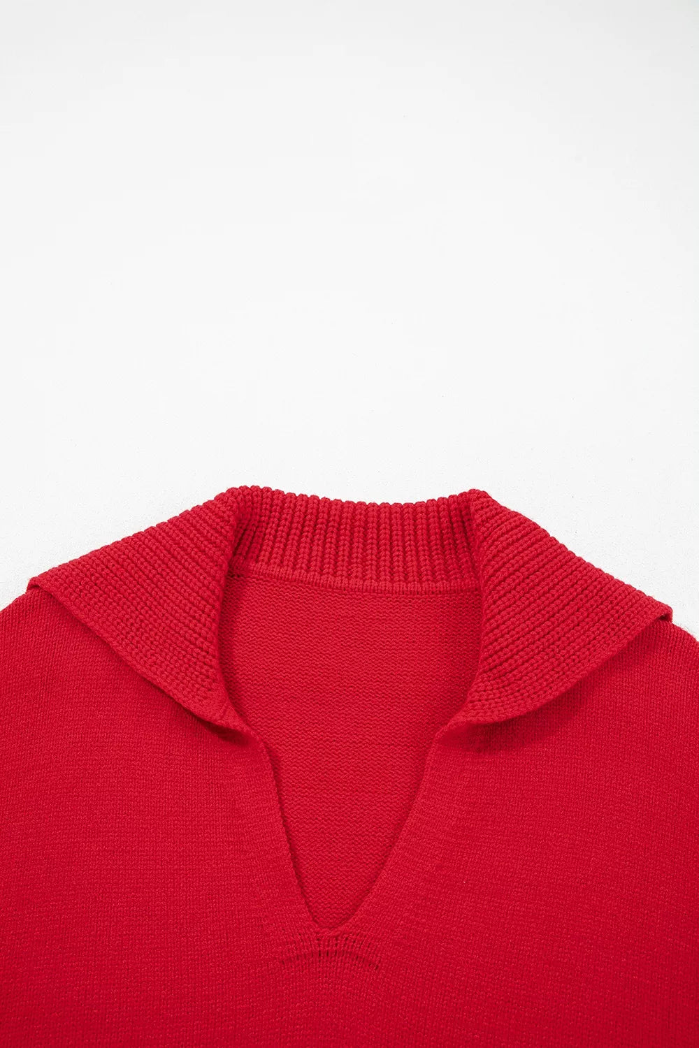 Ribbed Hem Long Sleeve Sweater
