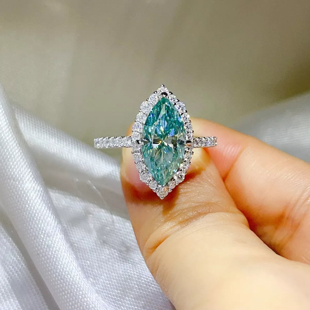 3 Carat 925 Sterling Silver Moissanite Ring