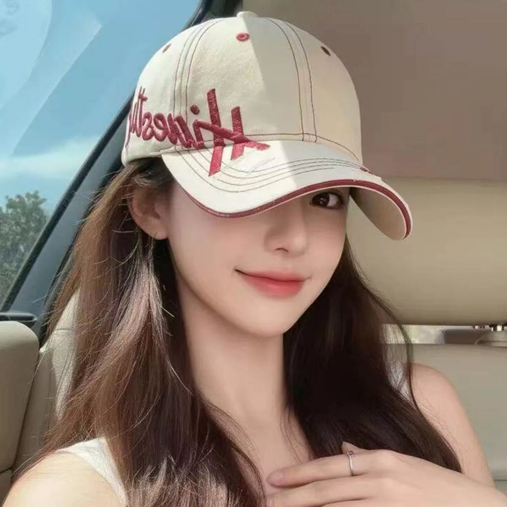 Embroidered Letter Baseball Cap