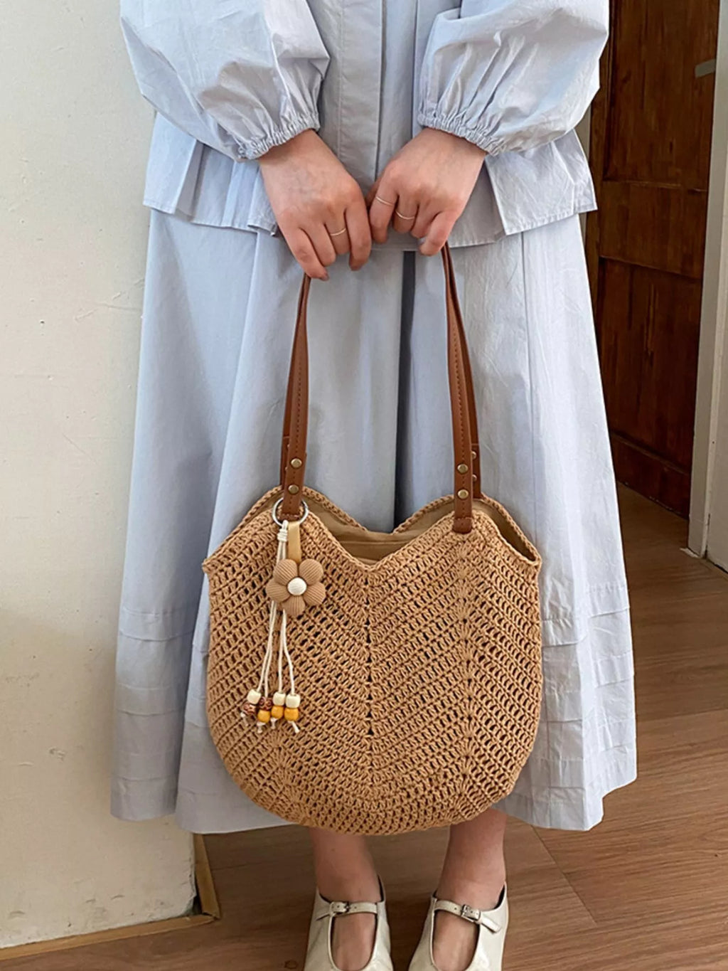 Crochet Knit Shoulder Bag