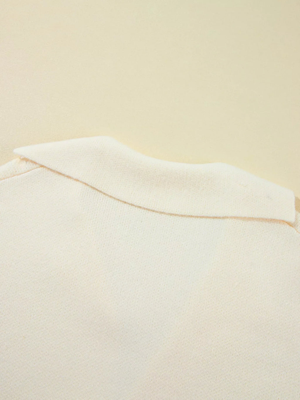 Solid Color Knit Lapel Collar Single Button Sweater Cardigan