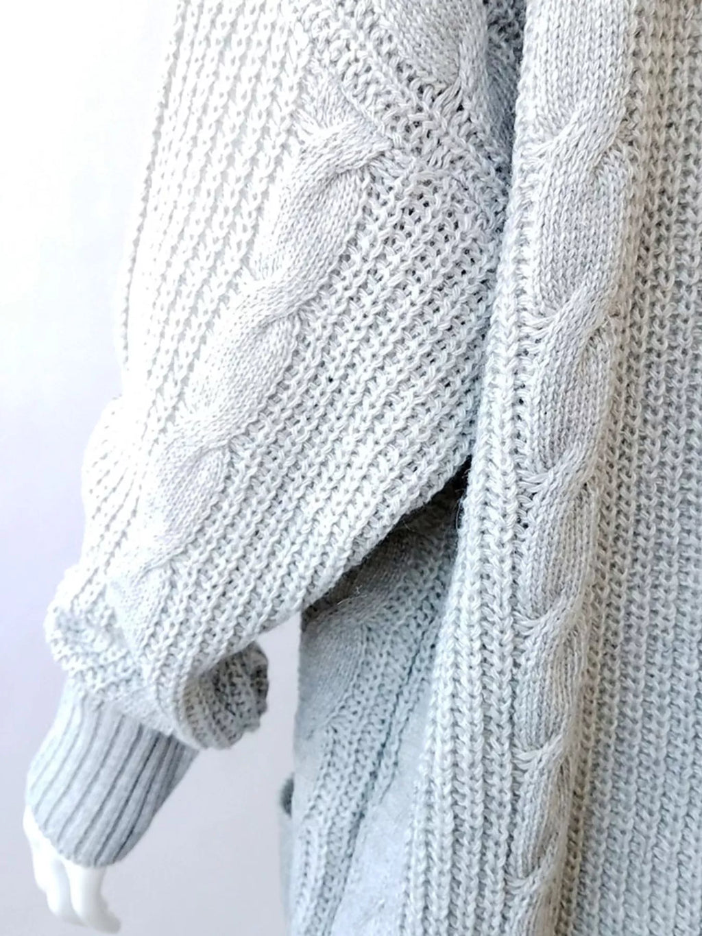 Chunky Knit Open Front Cardigan