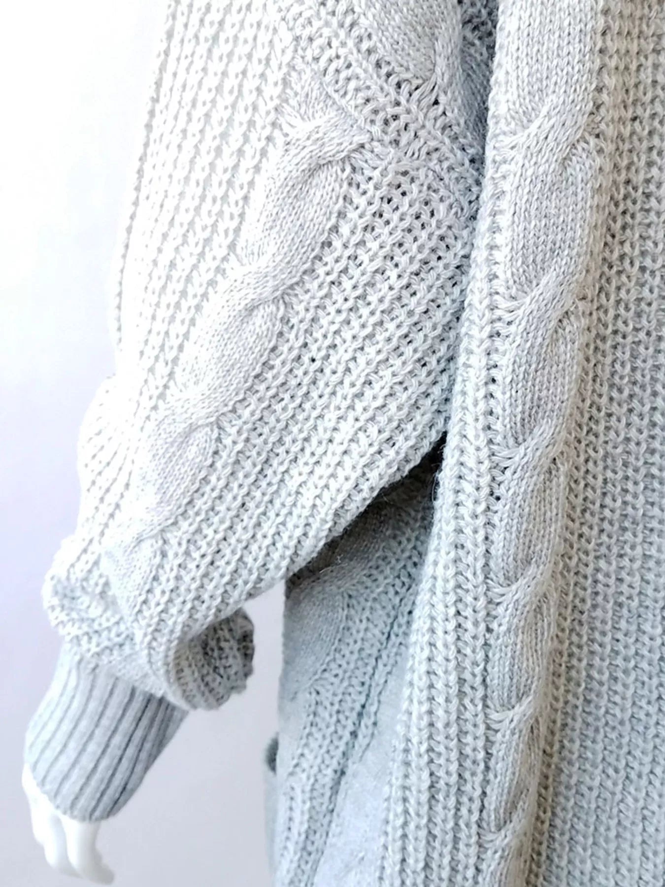 Chunky Knit Open Front Cardigan