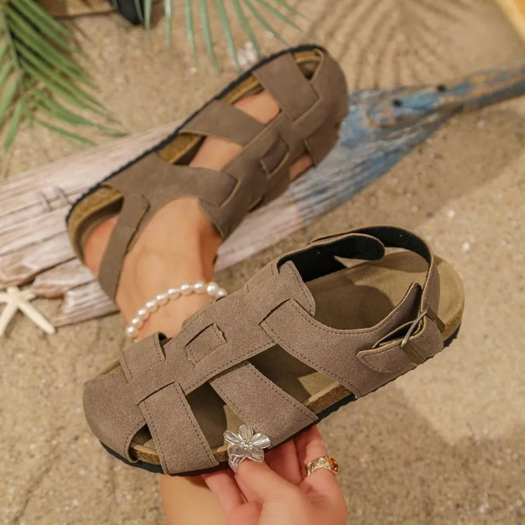 Round Toe Flats Sandals