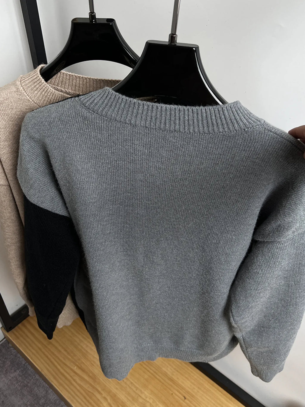 Men's Plus Size Button-Front Ribbed Knit Cardigan