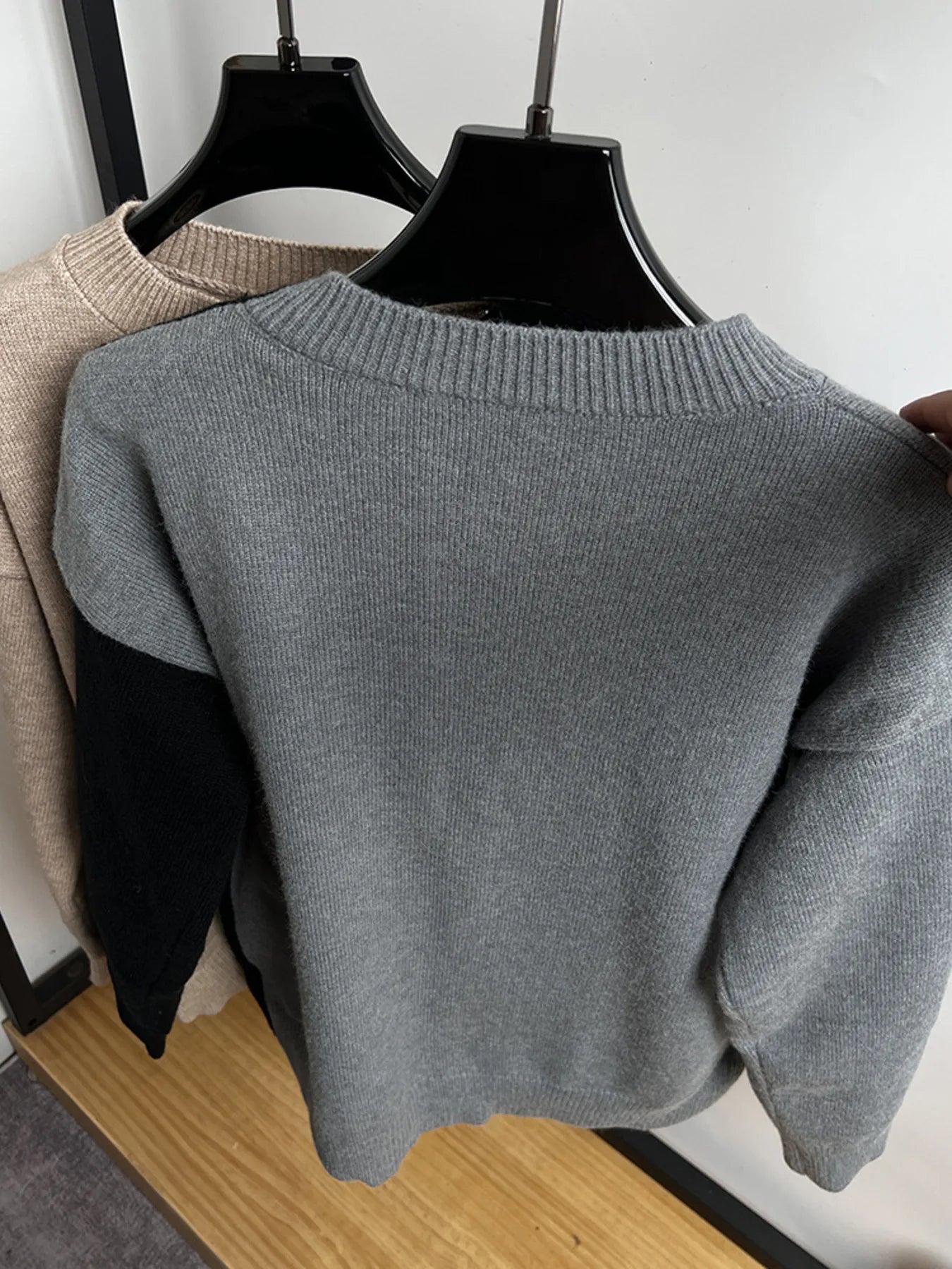 Men's Plus Size Button-Front Ribbed Knit Cardigan