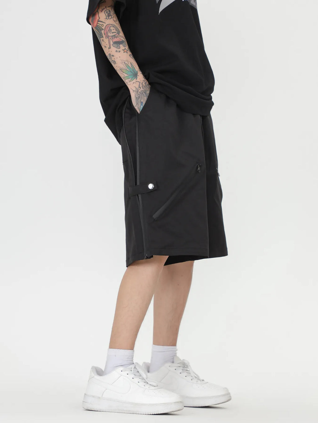Men's Drawstring Cargo Shorts