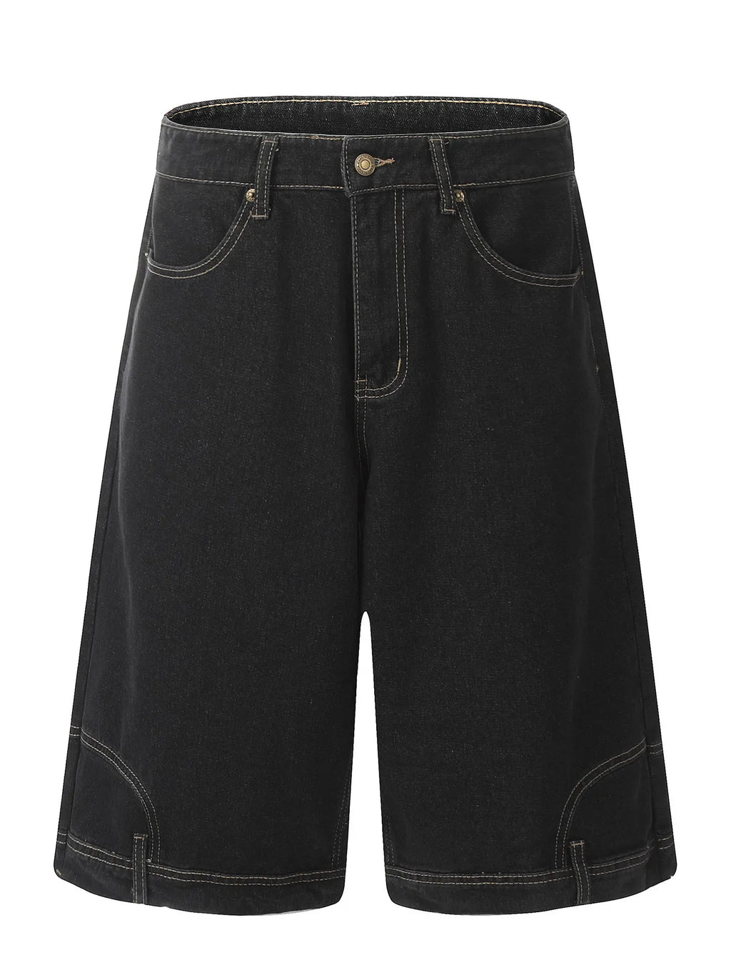 Men's Classic Loose Fit Denim Shorts