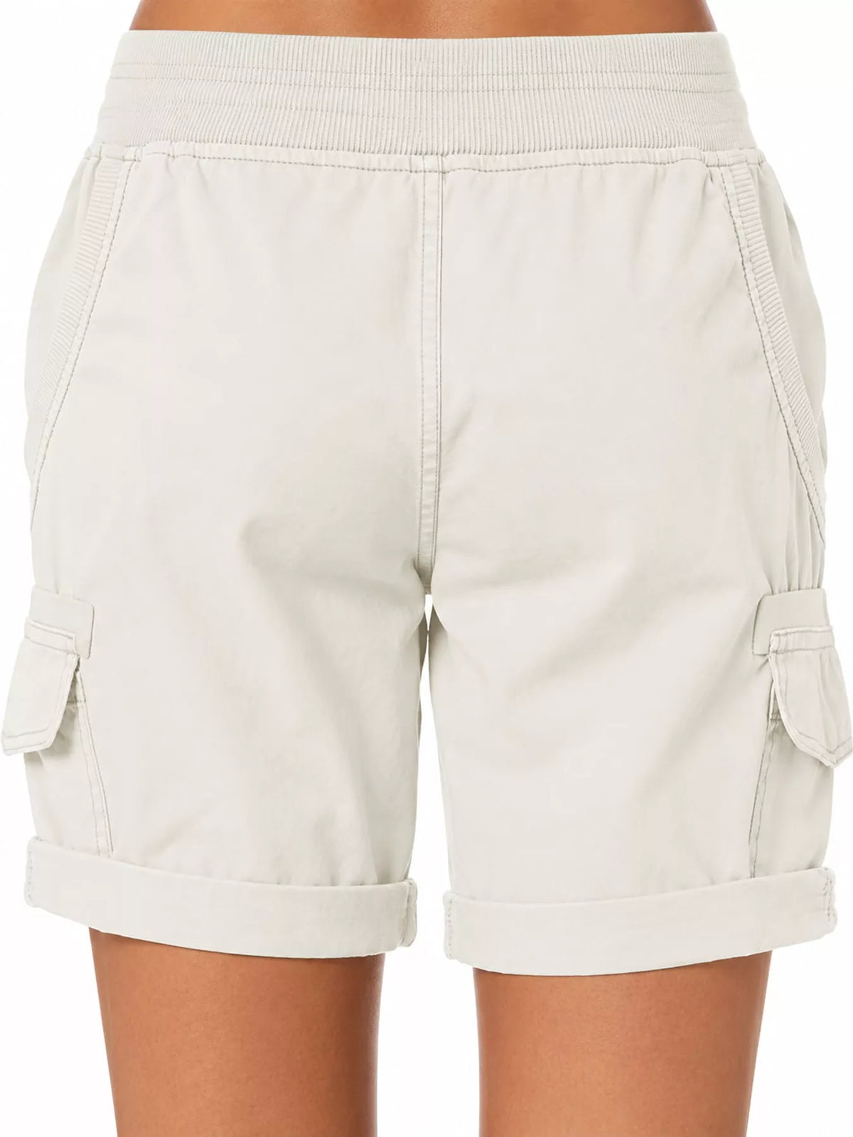 Full Size Drawstring Cargo Shorts Plus Size