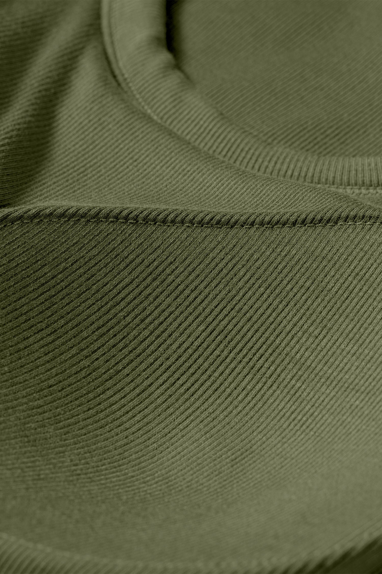 Dark Khaki Slim Ribbed Padded Tank Top