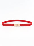 PU Elastic Skinny Belt