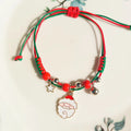 European And American Cross-border Hot Selling Christmas Bracelet Woven Bracelet Bracelet Christmas Gift Factory Supply