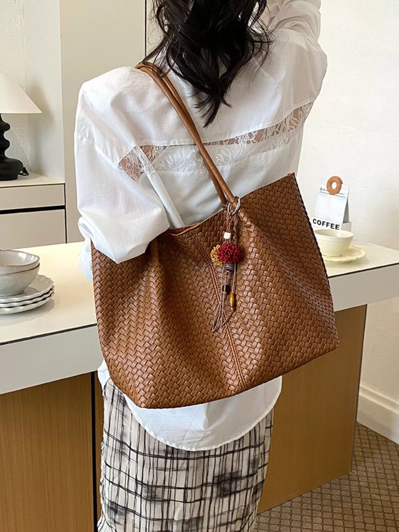 PU Leather Tote Bag