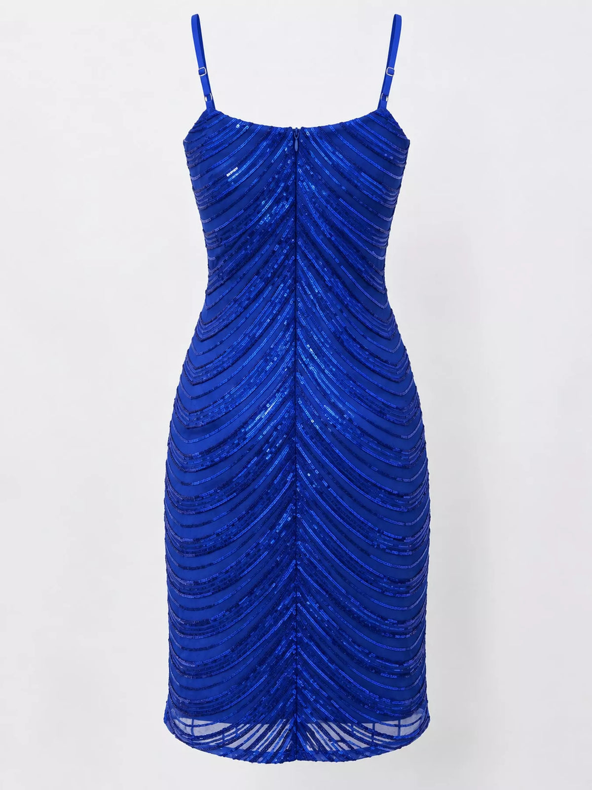 Sleeveless Sequin Embellished Bodycon Mini Cami Dress