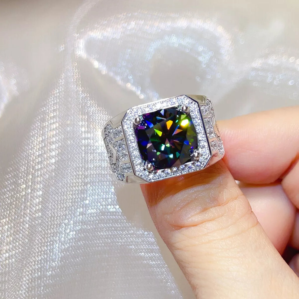 5 Carat 925 Sterling Silver Moissanite Ring