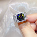 5 Carat 925 Sterling Silver Moissanite Ring