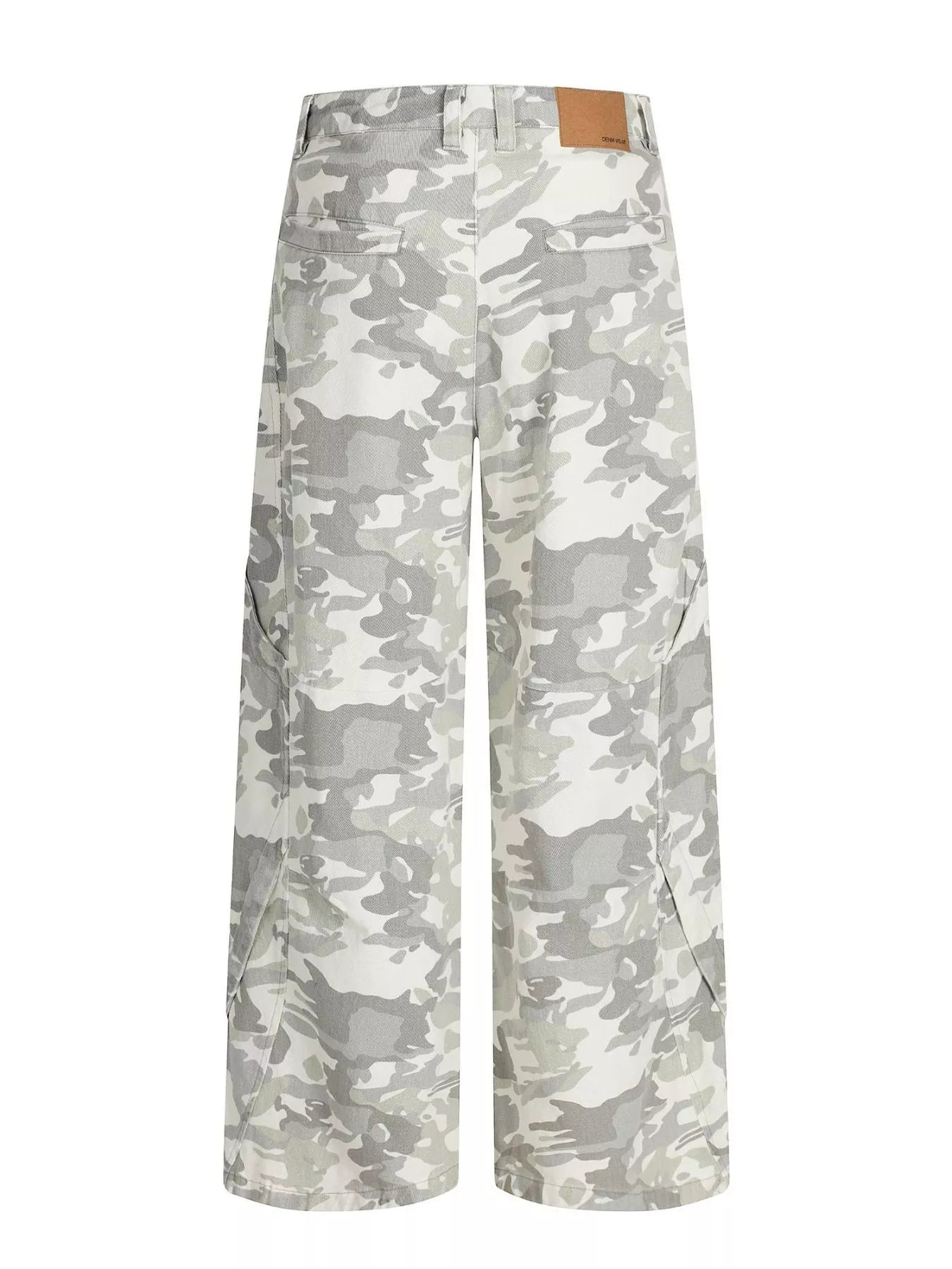 Men's Camouflage Wide-Leg Cargo Pants