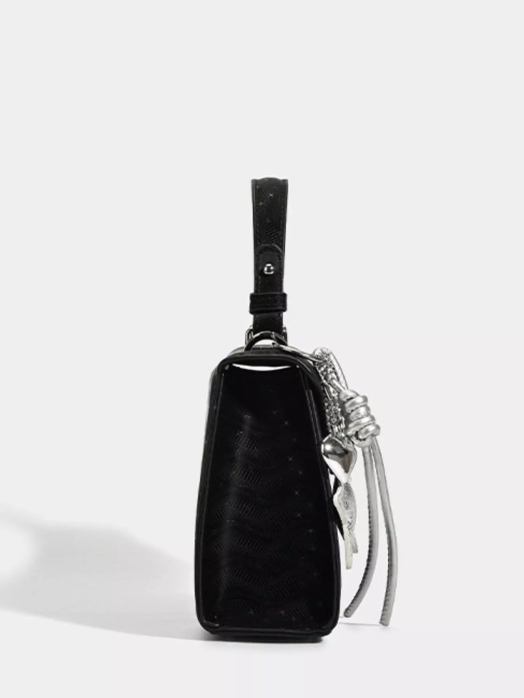 Buckle Leather Handbag