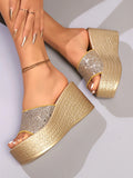 Open Toe Platform Wedge Sandals