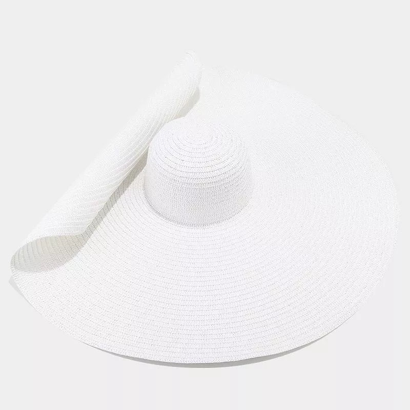 Oversized Wide Brim Straw Sun Hat
