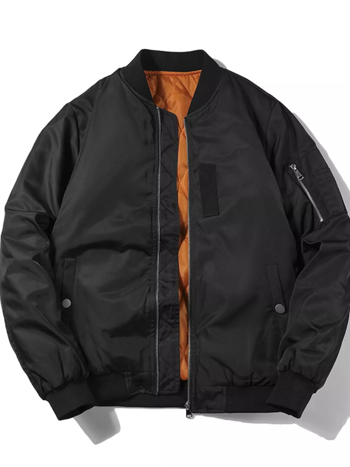 Men's Plus Size Lightweight Bomber Jacket