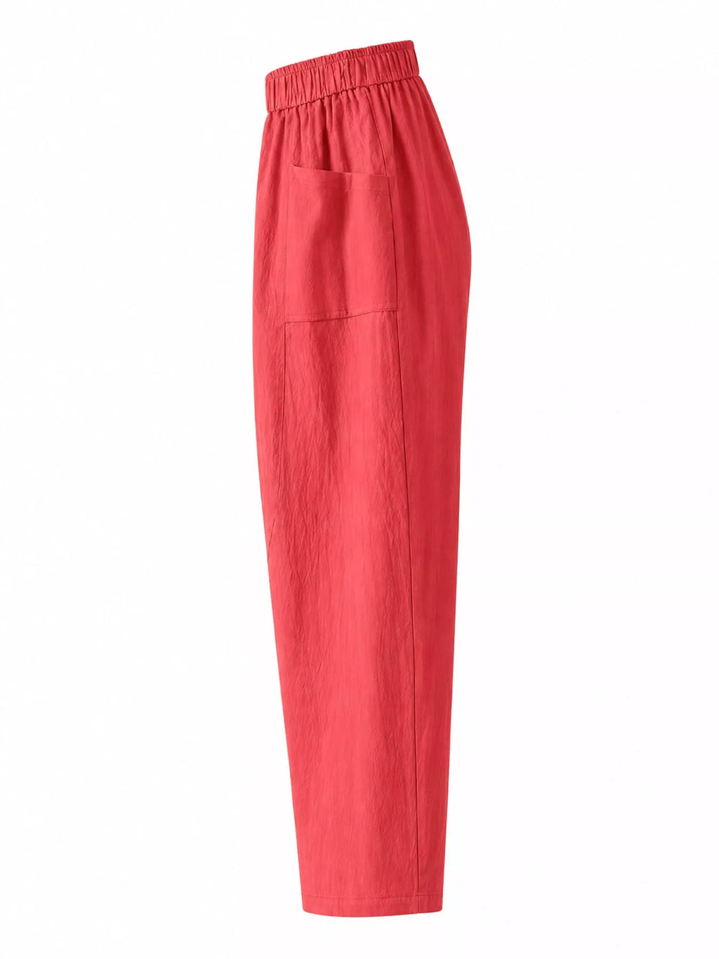 Full Size High-Waisted Elastic Loose Harem Pants Plus Size