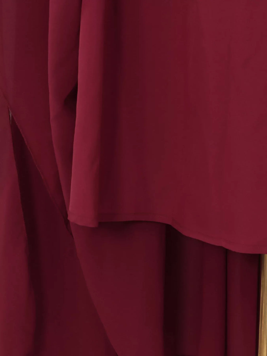 Ruched Halter Neck Cape Maxi Dress