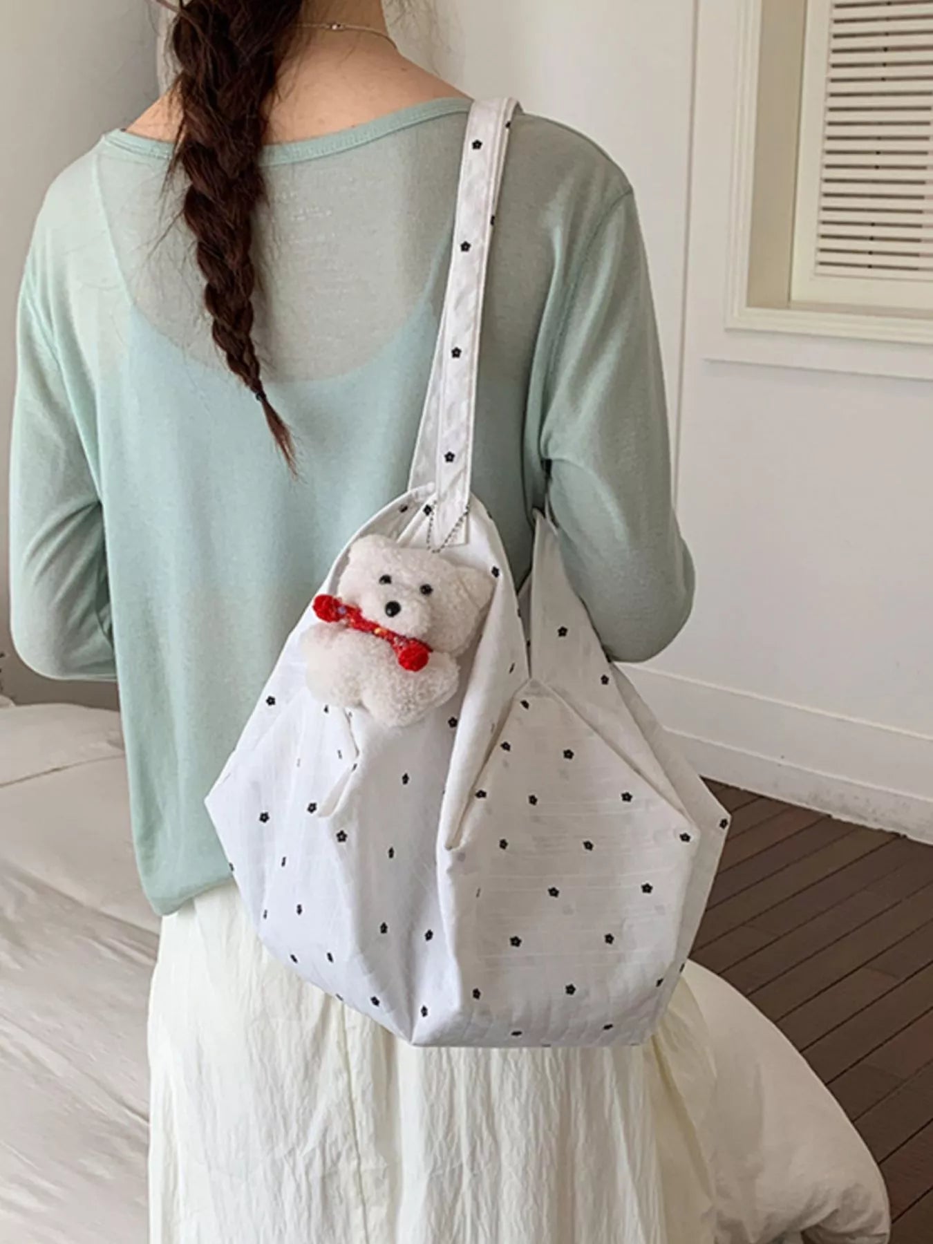 Polka Dot Shoulder Bag