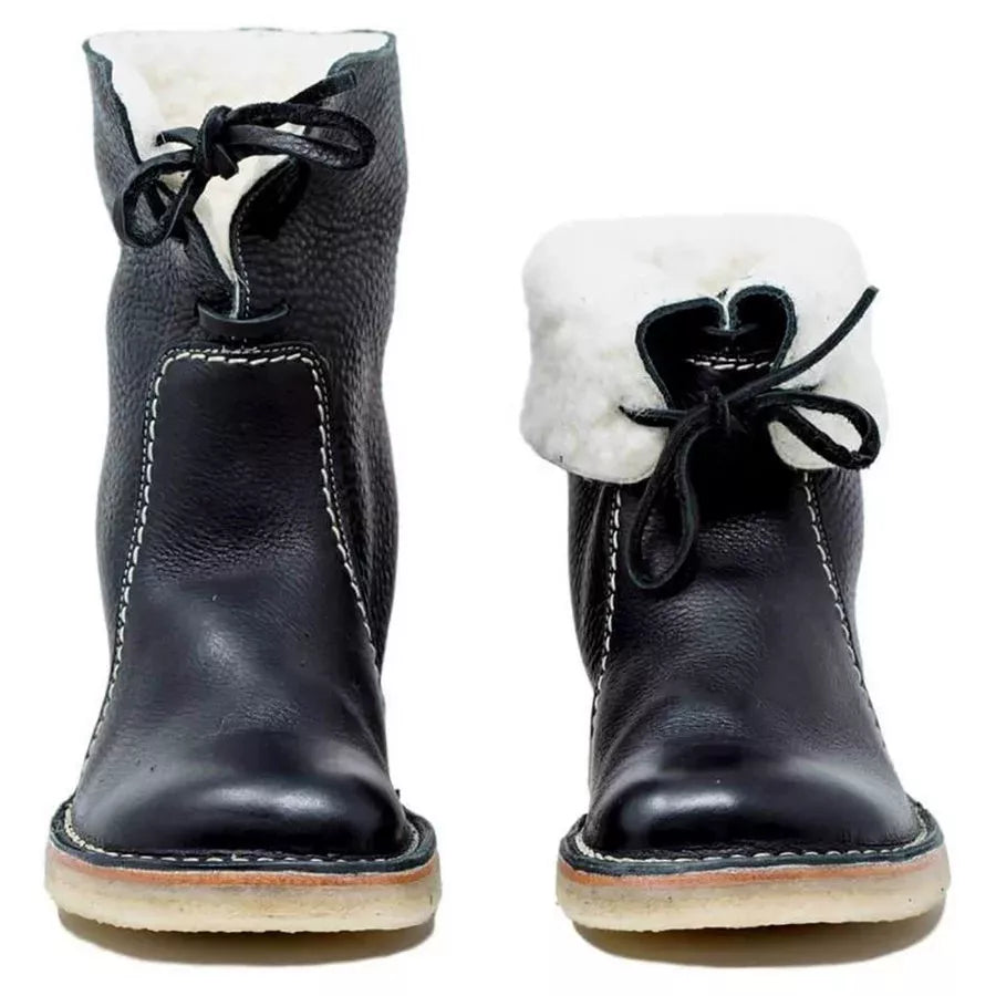 Round Toe Platform Boots
