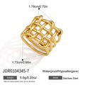 Woven Openwork Statement Ring