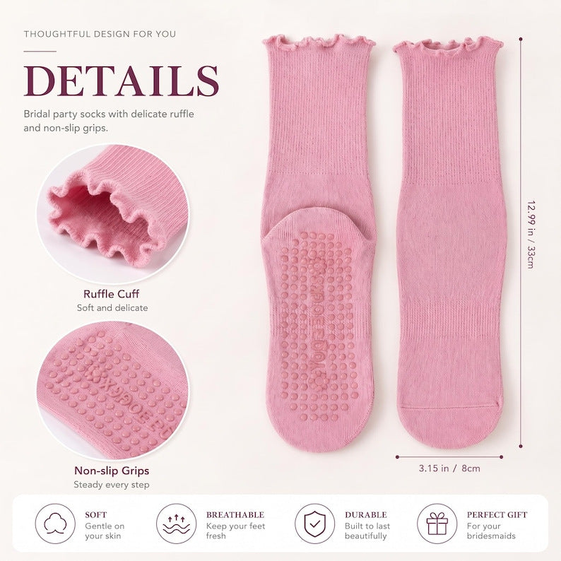 Embroidered Yoga Socks For Children