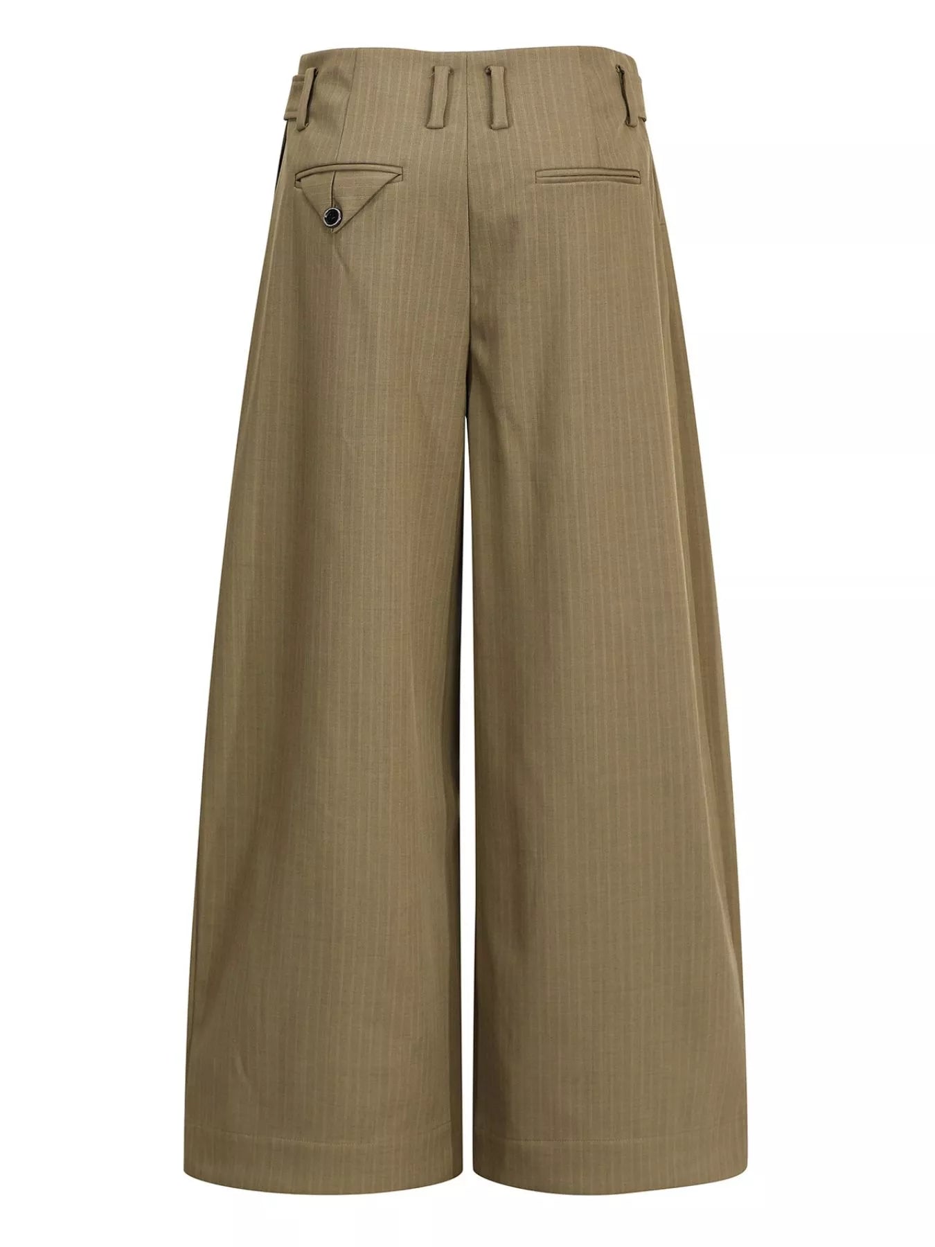 Men's Striped Wide-Leg Pants