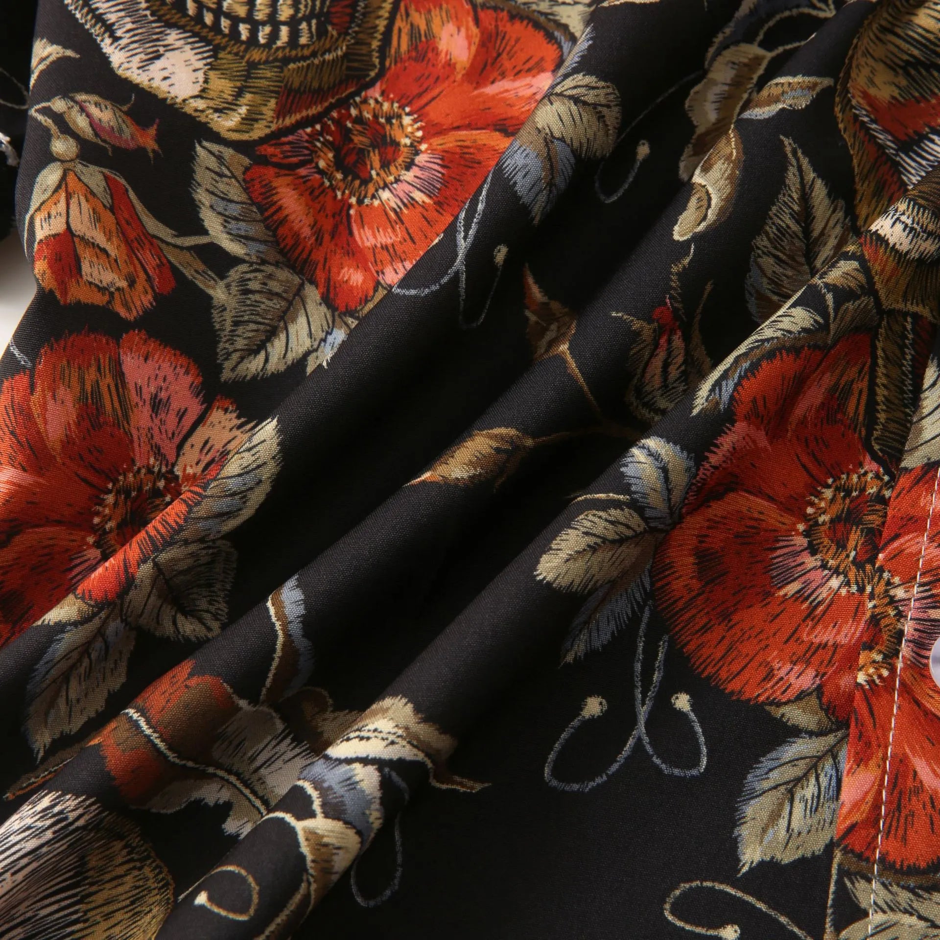 Printed Short Sleeve Casual Shirt