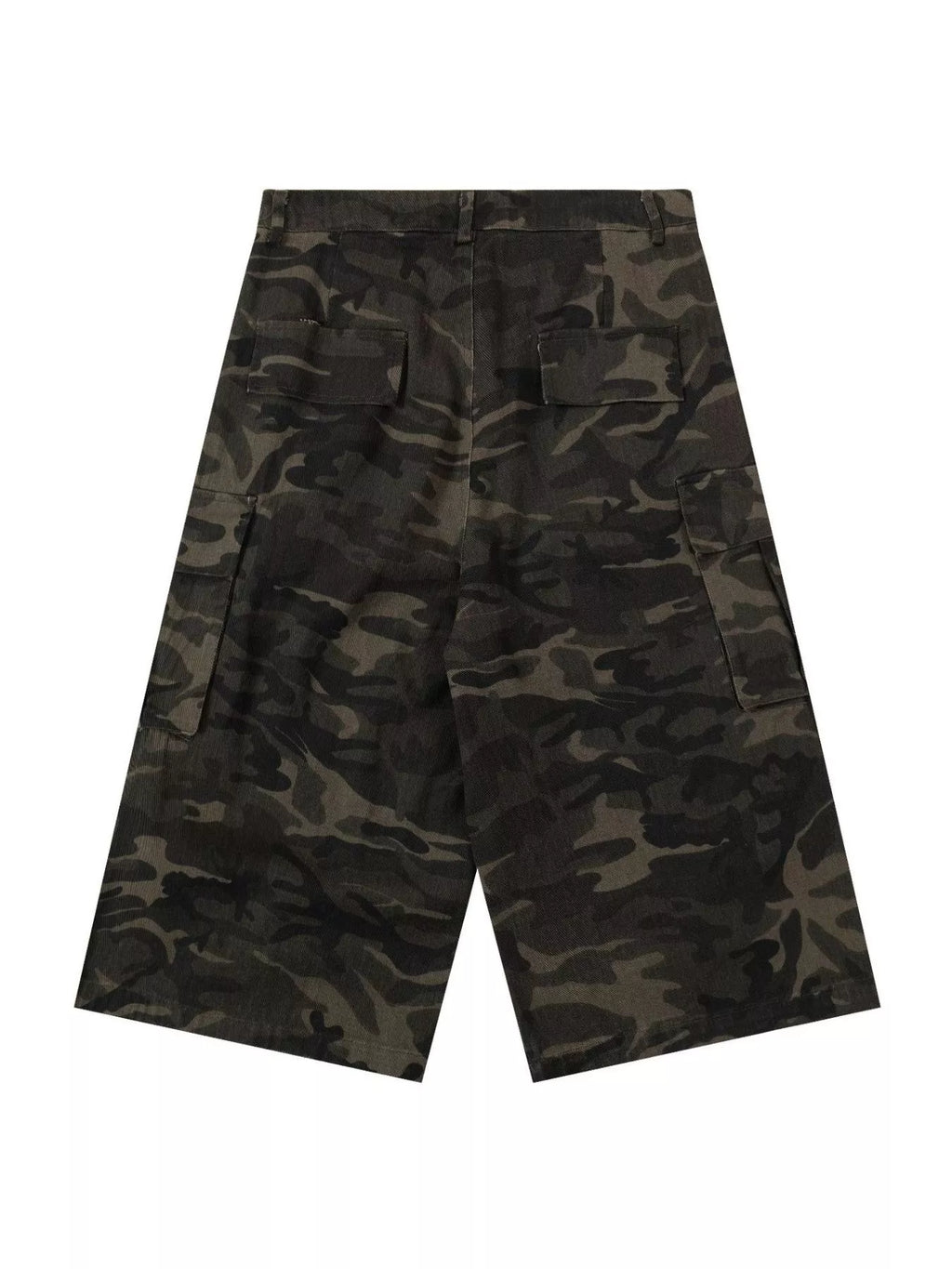 Men's Camouflage Wide-Leg Cargo Capris