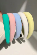 Solid Polyester Wide Padded Headband