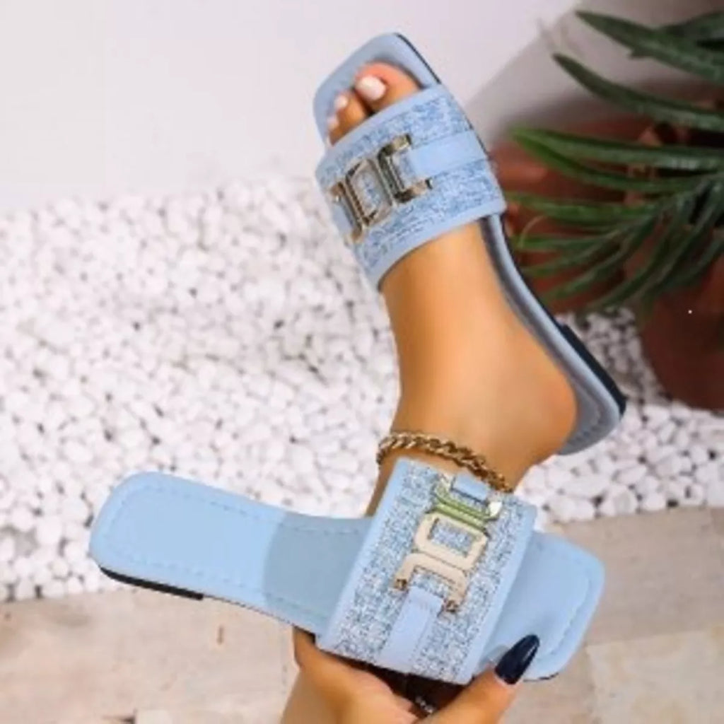 Open Toe Flats Sandals
