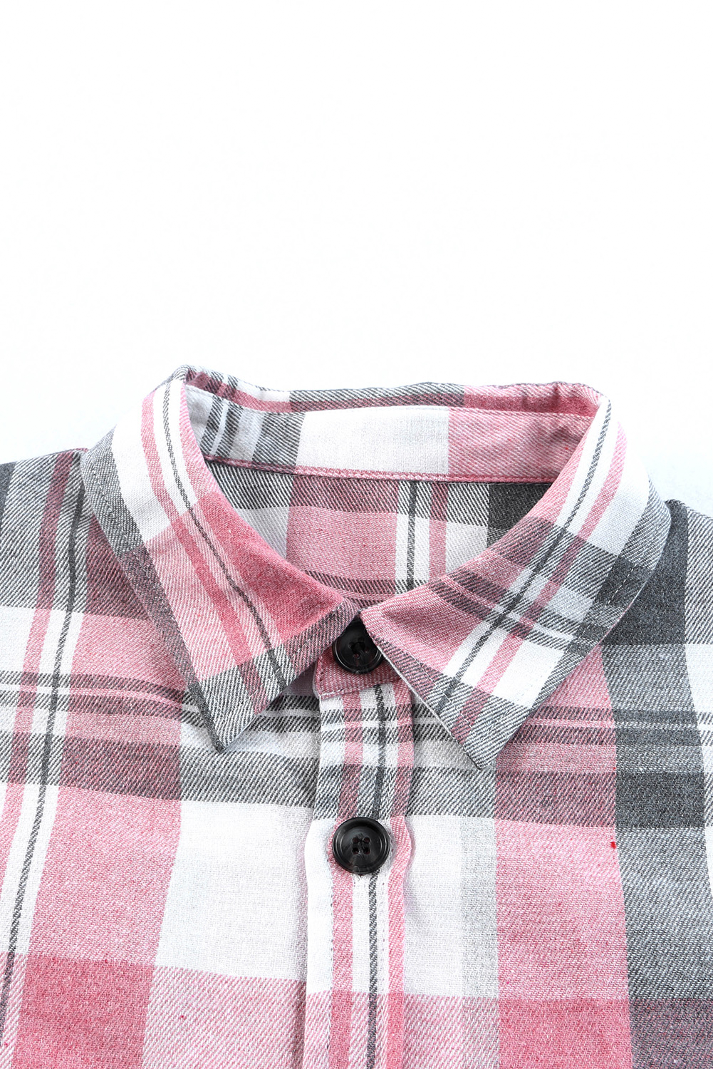 Plaid Patch Pocket Buttoned Shirt
