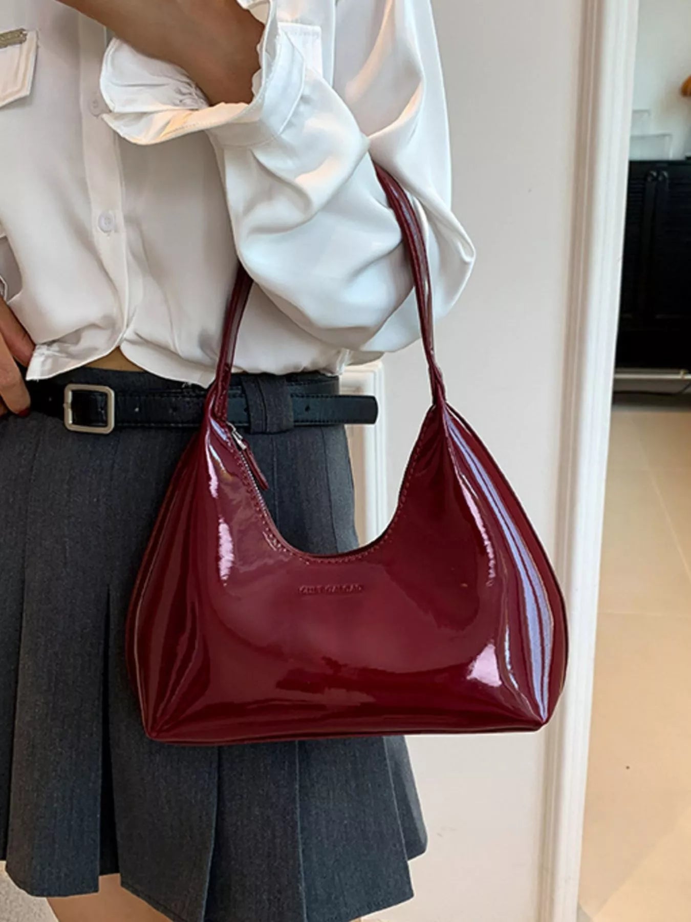 PU Leather Shoulder Bag
