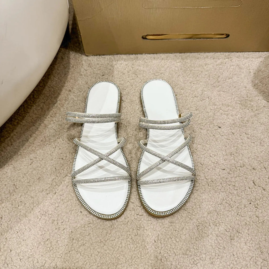 Open Toe Flats Sandals