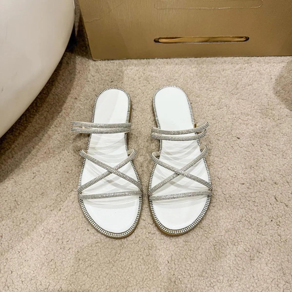 Open Toe Flats Sandals