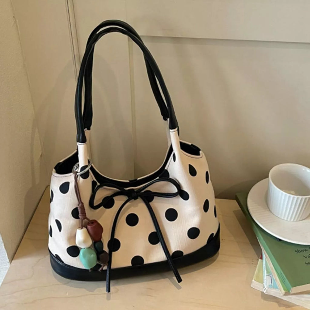 Polka Dot Shoulder Bag