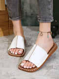 Open Toe Flats Sandals