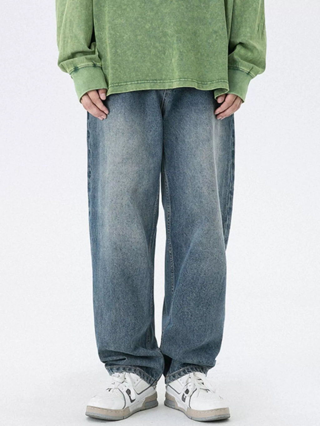 Men's Vintage Wash Relaxed Fit Jeans