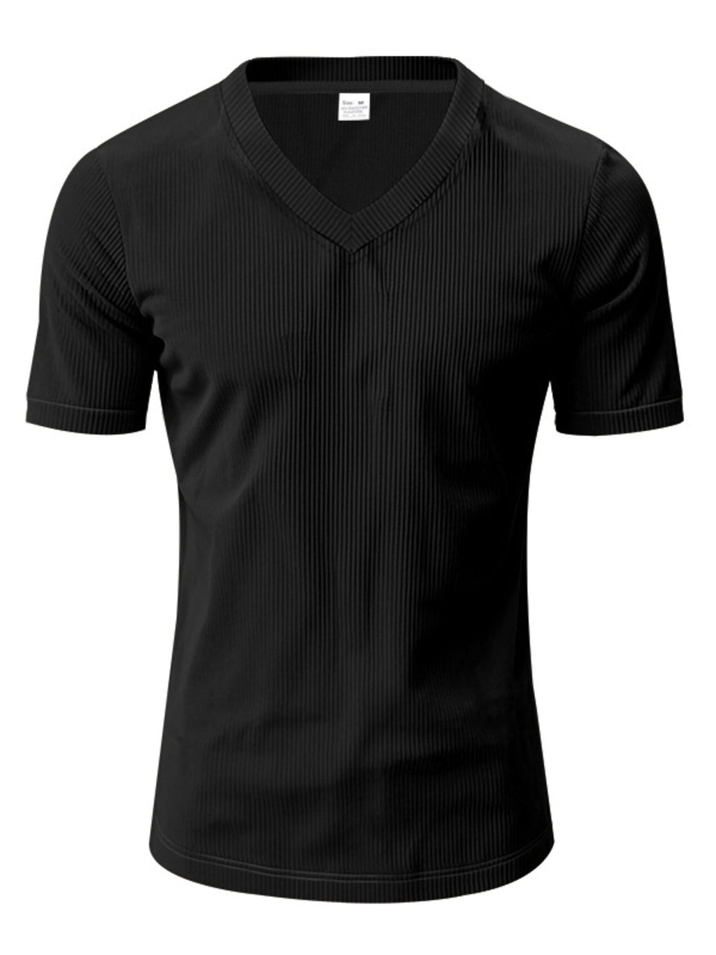 Men's Full Size V-Neck Slim Fit T-Shirt Plus Size
