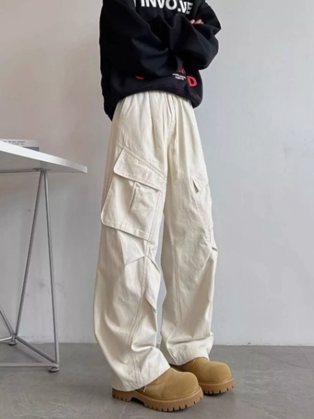 Men's Plus Size Loose Fit Cargo Pants
